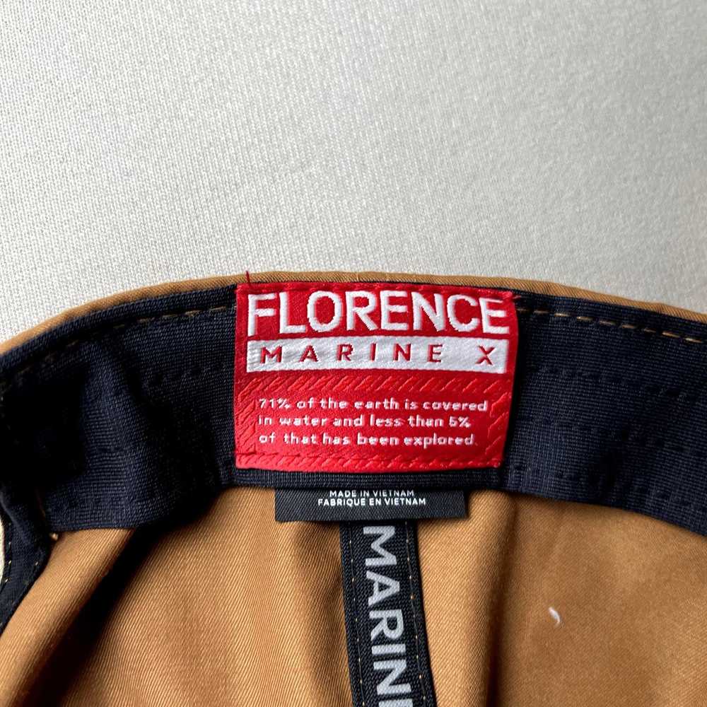 Vintage Florence Marine X Hat Cap Snapback Brown … - image 7