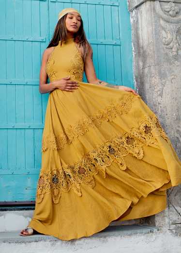 Joyfolie Alondra Dress in Honey - image 1