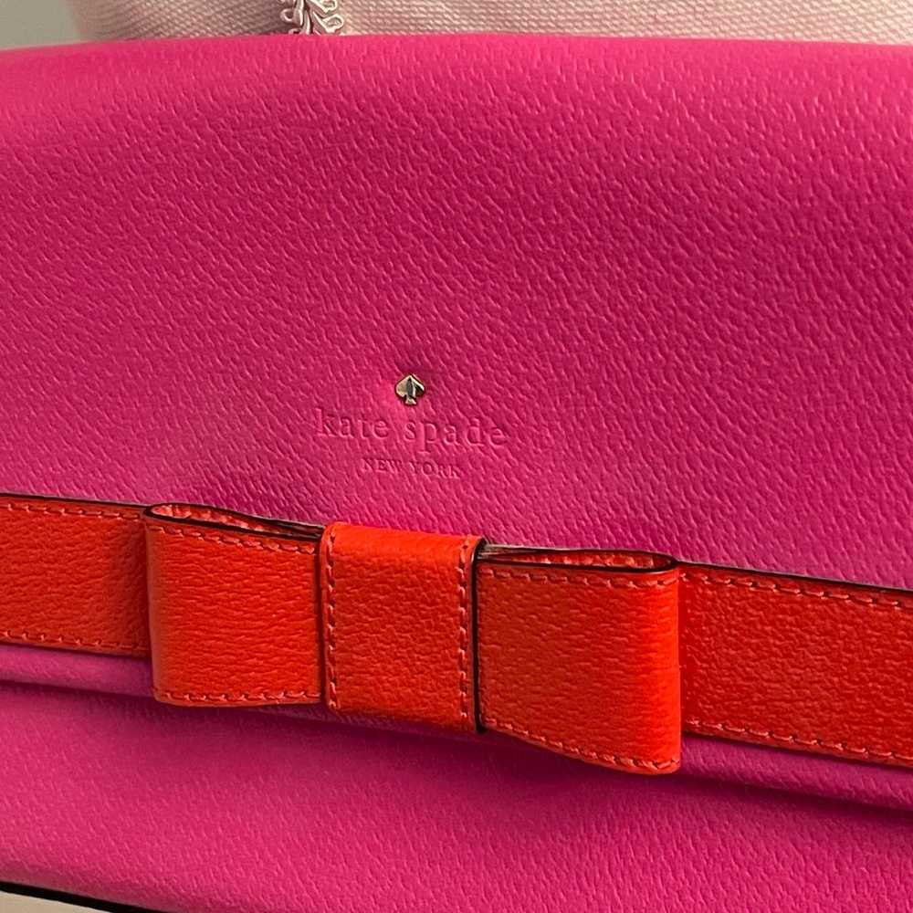 Kate Spade ♠️ Classic Morgan Leather Pink Bag wit… - image 3