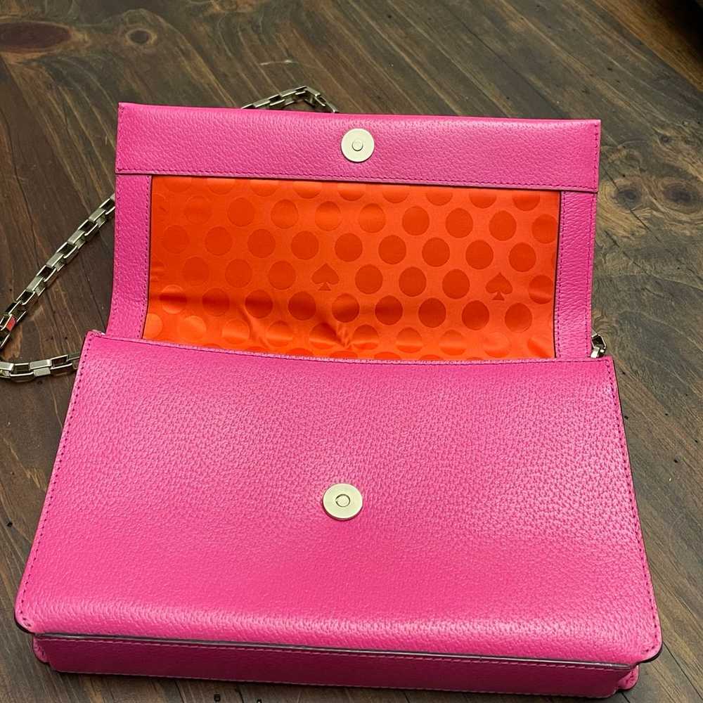 Kate Spade ♠️ Classic Morgan Leather Pink Bag wit… - image 5