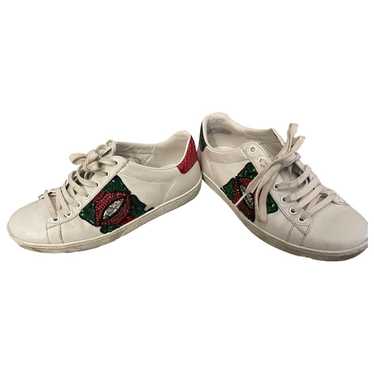 Gucci Ace glitter trainers - image 1