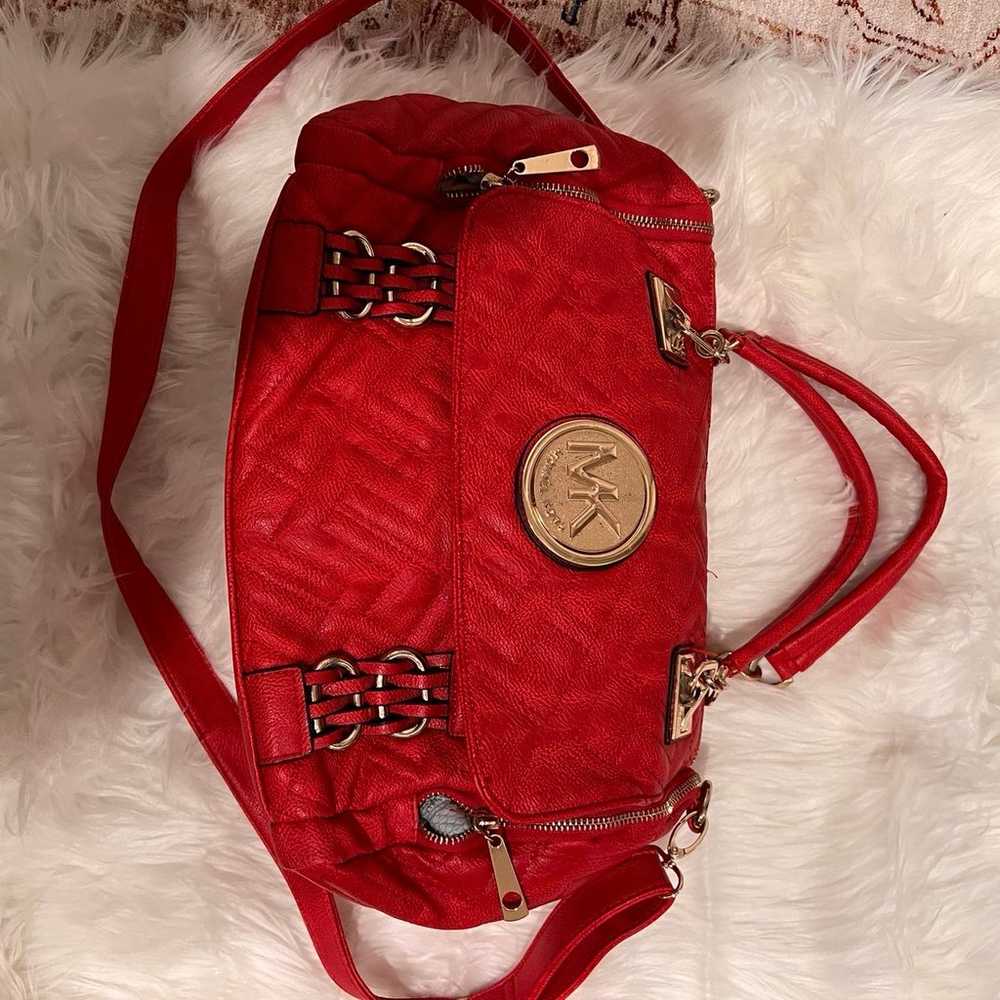 Gorgeous deep red Michael Kors handbag - image 1