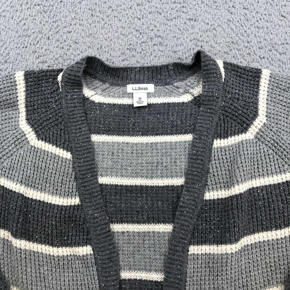Vintage LL Bean Cardigan Sweater Womens Medium Gr… - image 3