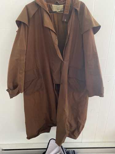 Japanese Brand × Vintage Vintage waxed long trench