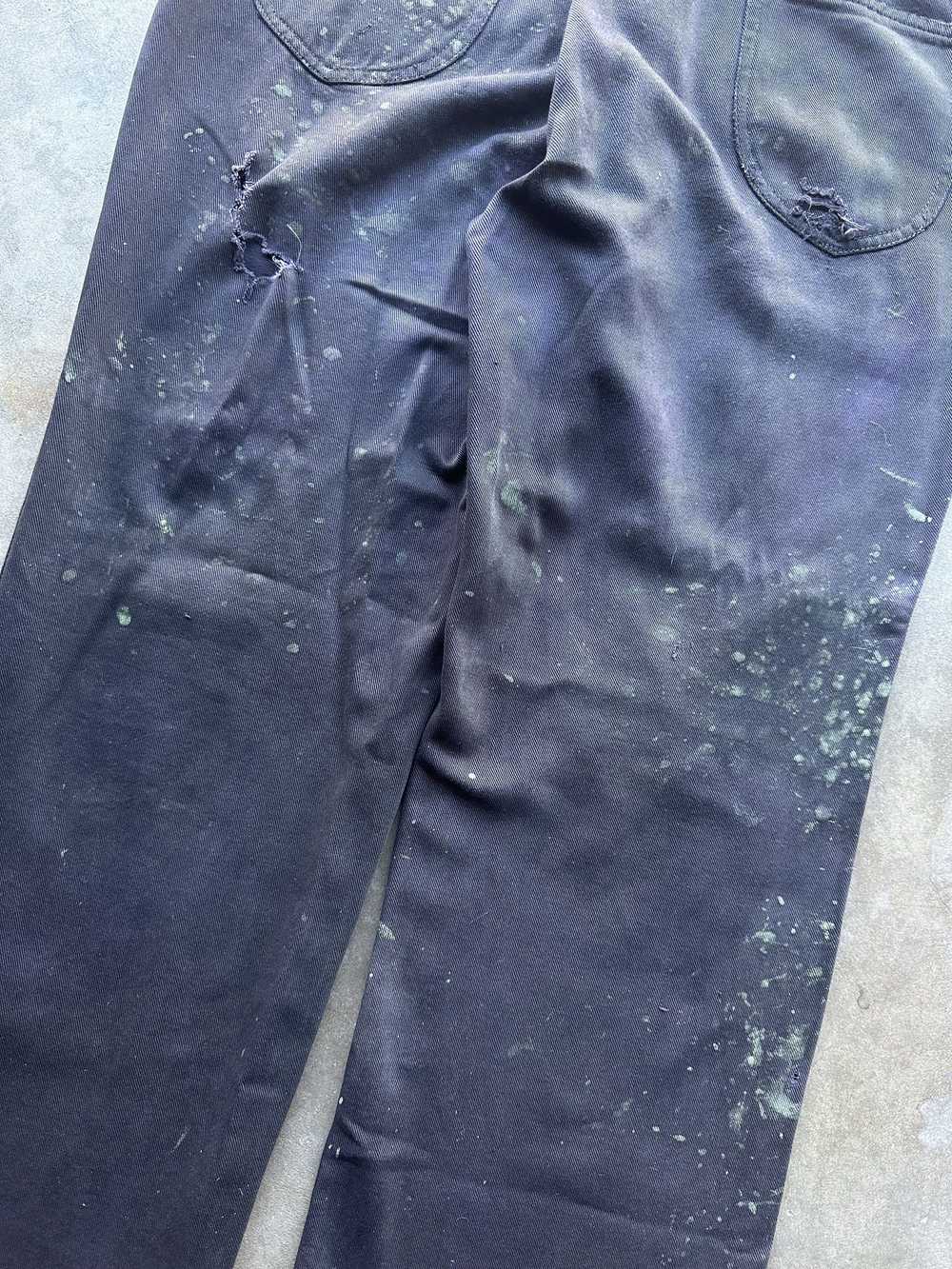 Vintage Vintage 70s Flared Dyed Painter Jeans - image 7