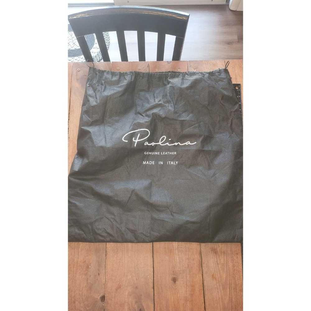 Genuine Paolina Leather Handbag with matching int… - image 10