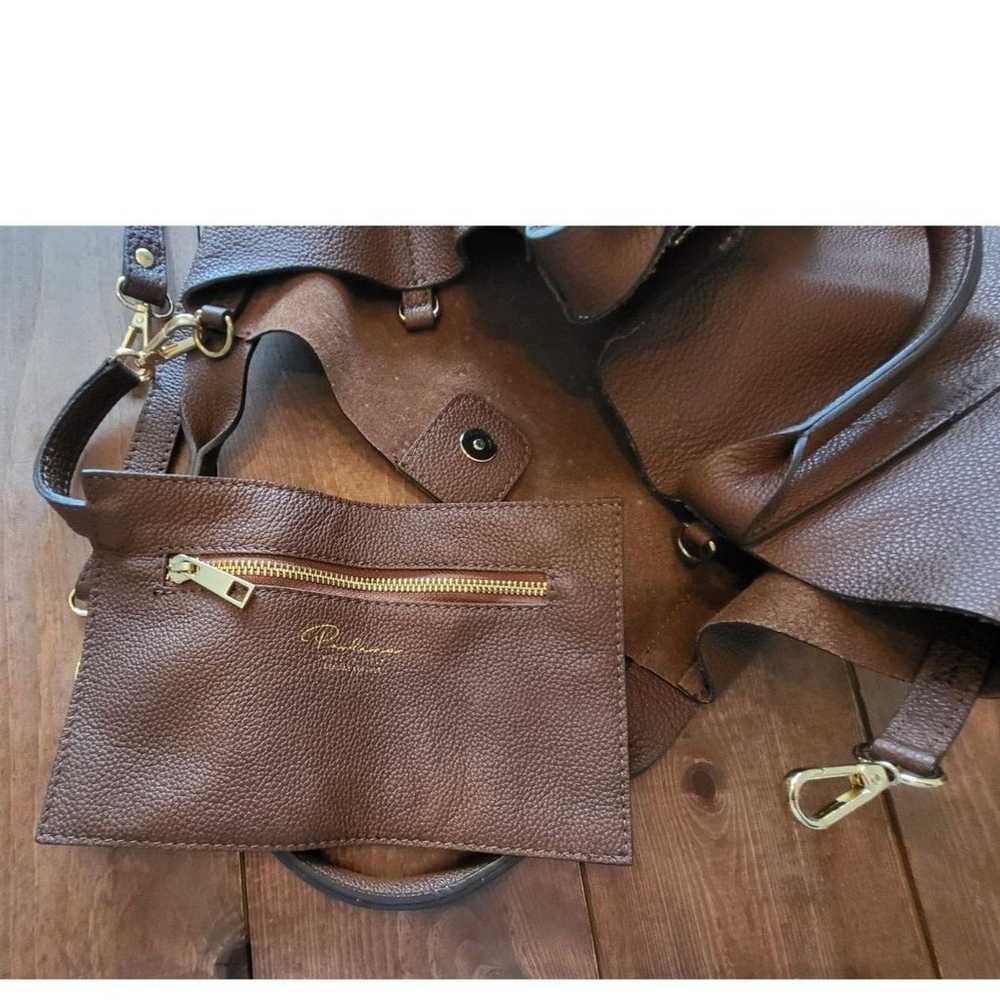 Genuine Paolina Leather Handbag with matching int… - image 7