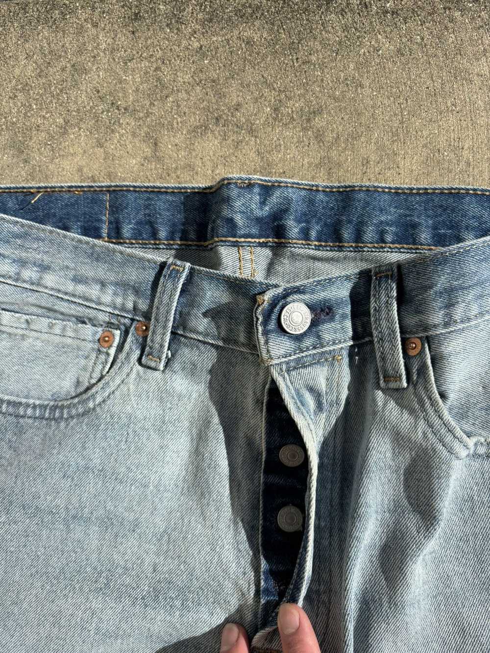 Levi's Levi’s 501 Straight Leg Button Fly Jeans - image 4