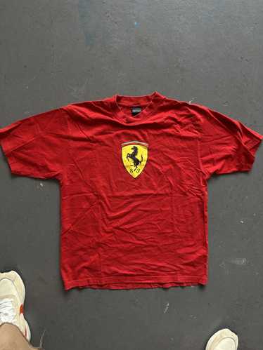 Ferrari × Streetwear × Vintage red ferrari shirt