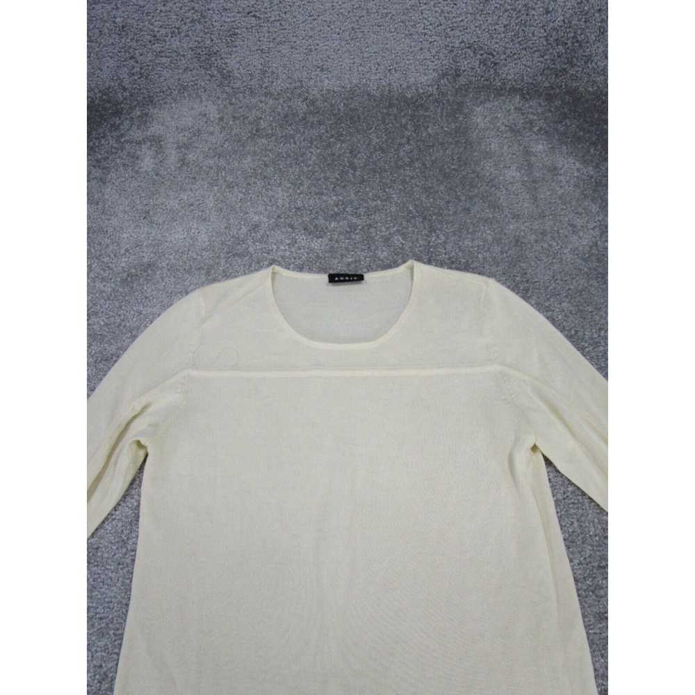 Akris Akris Shirt Womens 4 Cashmere Silk Blend Iv… - image 2