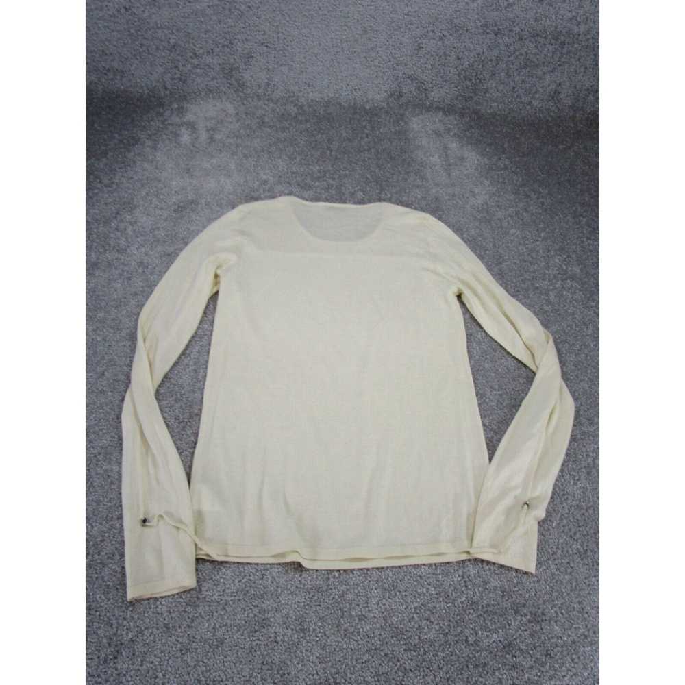 Akris Akris Shirt Womens 4 Cashmere Silk Blend Iv… - image 3