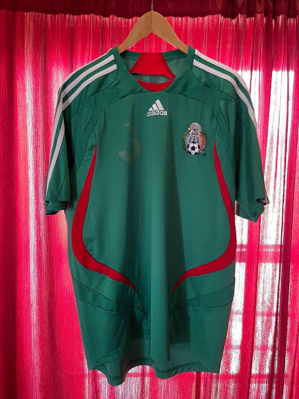 Nike × Vintage 2007 ADIDAS MEXICO SOCCER JERSEY F… - image 2