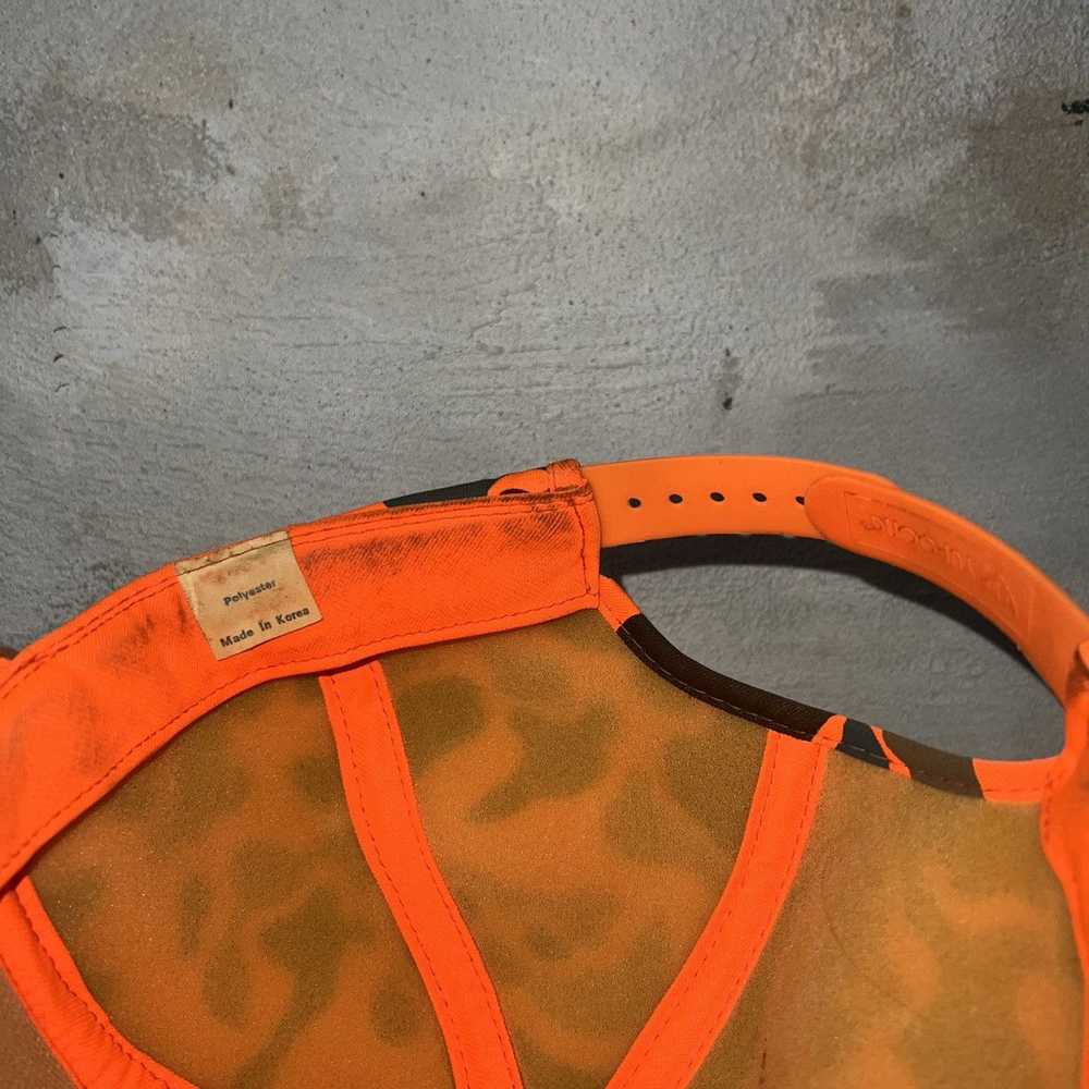 Snap Back × Streetwear × Vintage VTG 80s Orange H… - image 7
