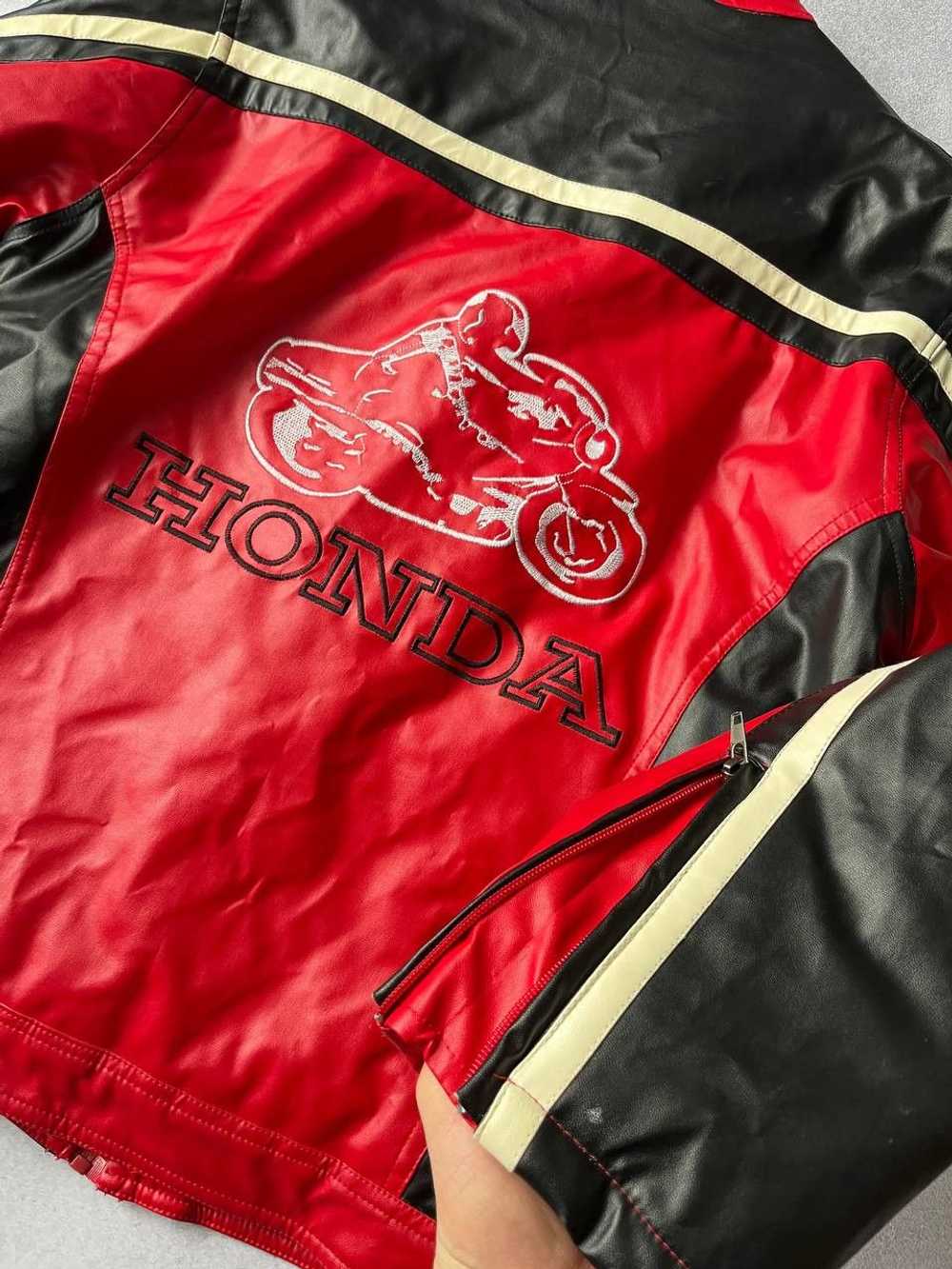 Honda × Racing × Vintage Vintage Red Black Honda … - image 12