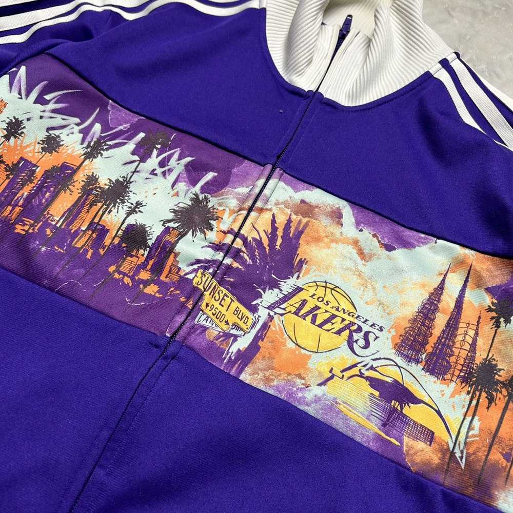 Adidas × L.A. Lakers × Vintage Y2K Adidas LA Lake… - image 6