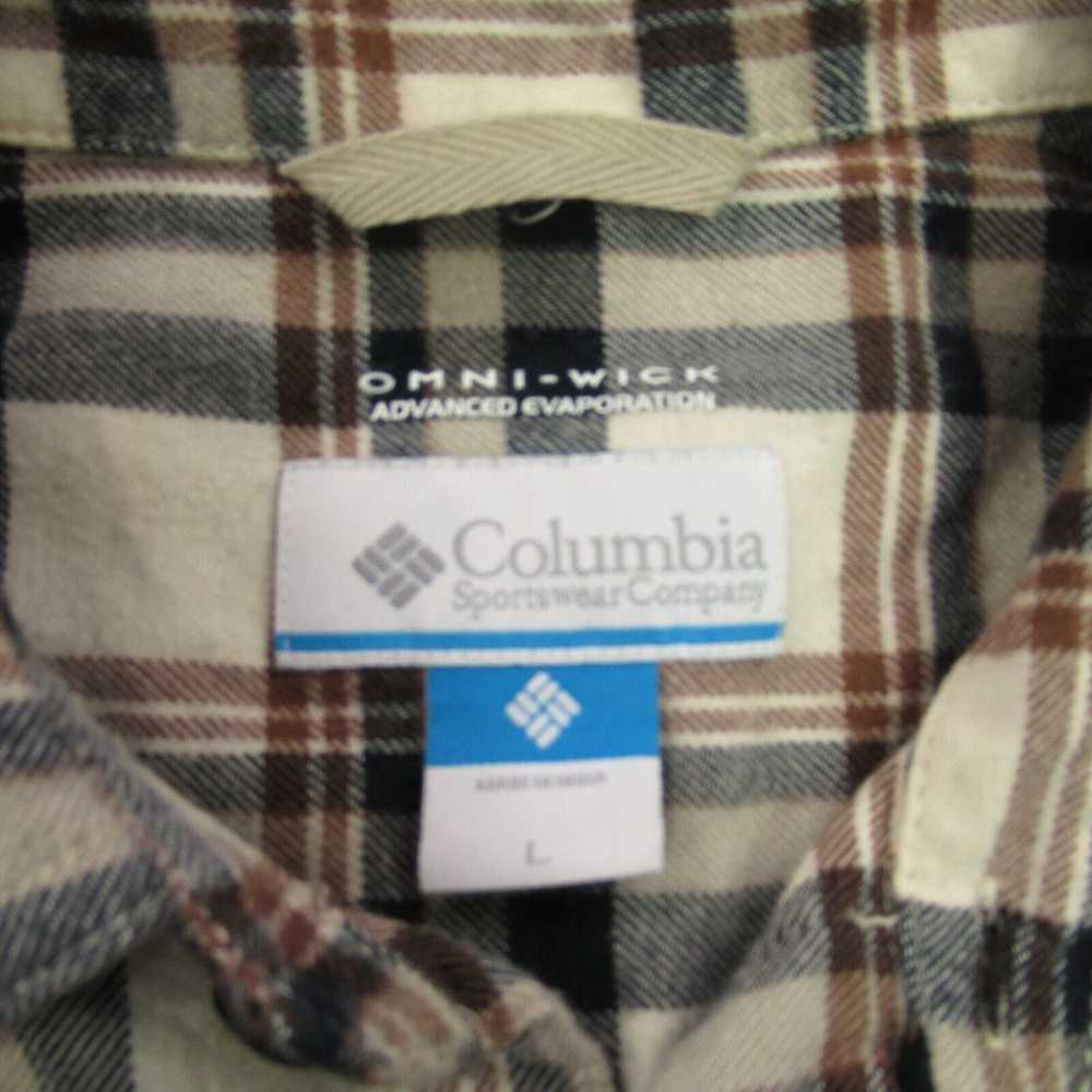 Vintage Columbia Shirt Mens Large Long Sleeve Poc… - image 3
