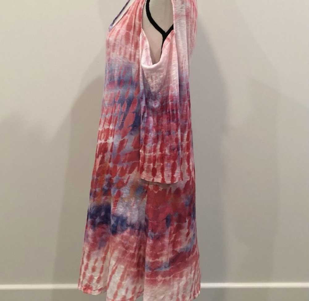 Other David Cline Cold Shoulder Tie Dye Dress - image 3