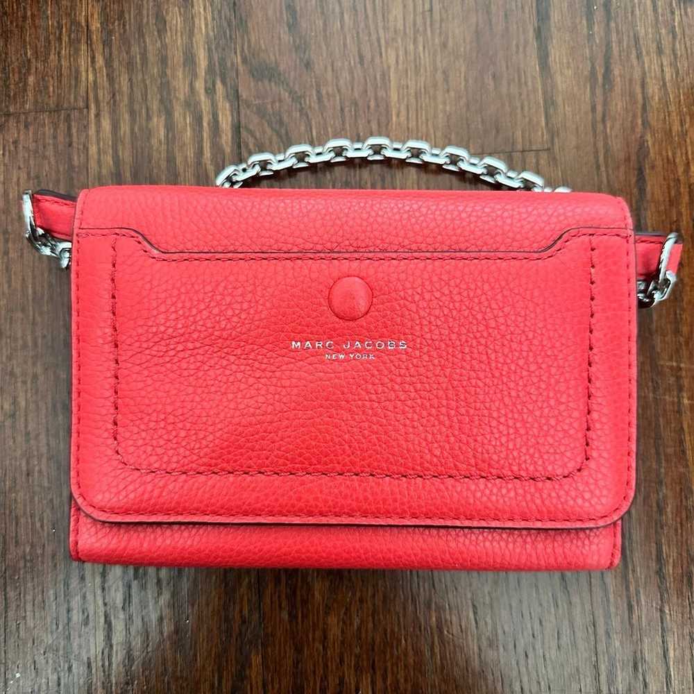 $140 NEW Marc Jacobs Red Bag Leather Crossbody - image 2
