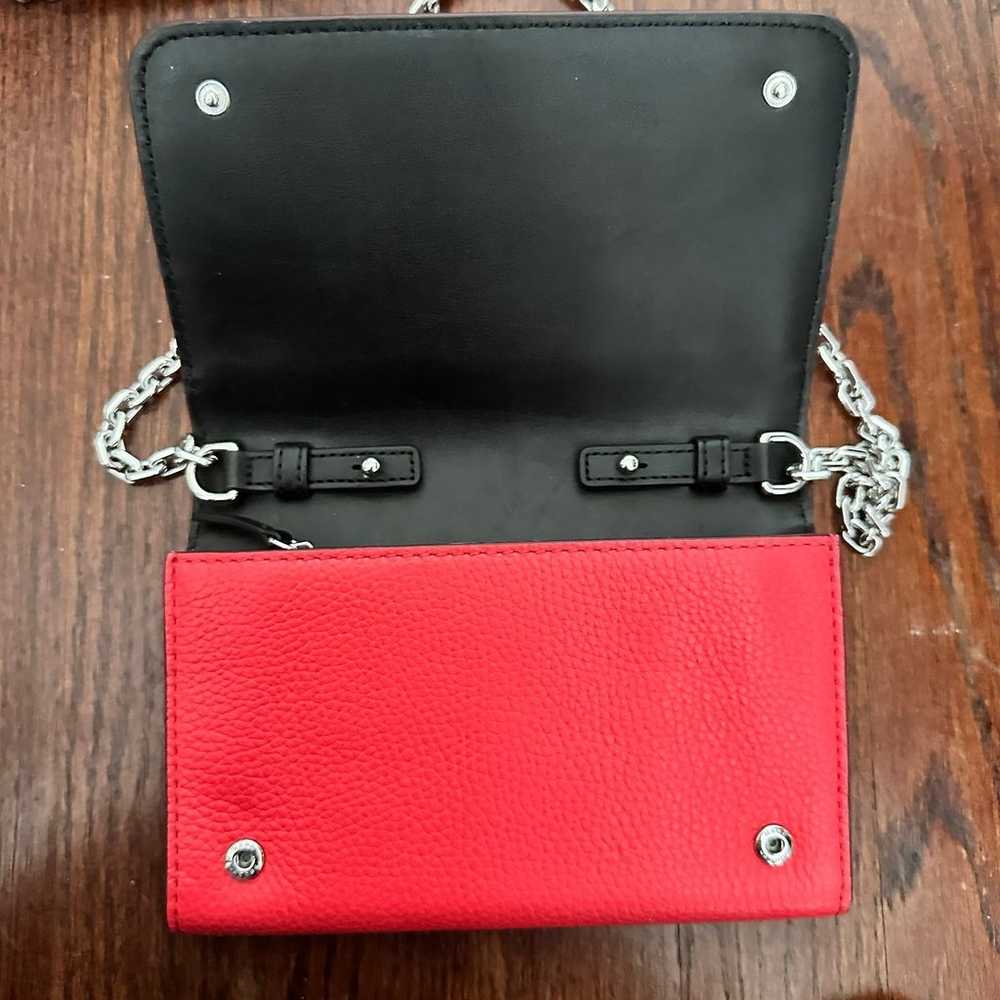$140 NEW Marc Jacobs Red Bag Leather Crossbody - image 7