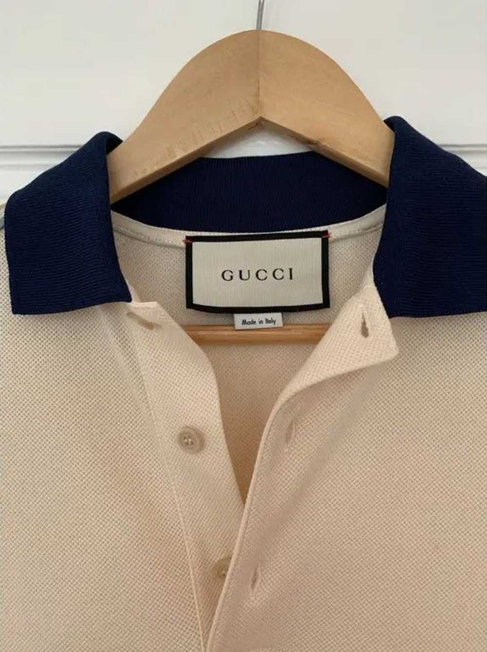 Gucci Gucci GG Monogram Taped Polo Interlockin G … - image 6