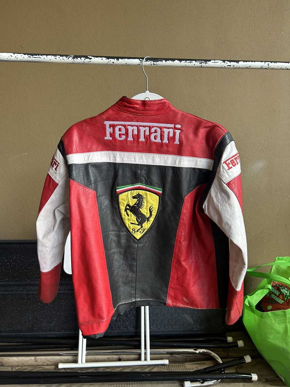 Ferrari × Vintage Vintage Ferrari leather jacket - image 3