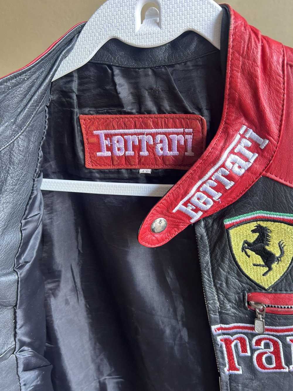 Ferrari × Vintage Vintage Ferrari leather jacket - image 5