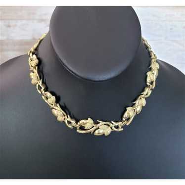 Other Vintage Necklace - Stunning Acorn Design Go… - image 1
