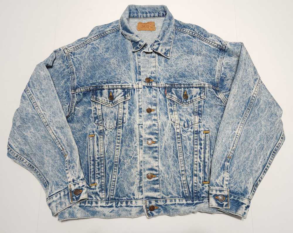 Denim Jacket × Levi's × Vintage 1980s Levi's Acid… - image 1