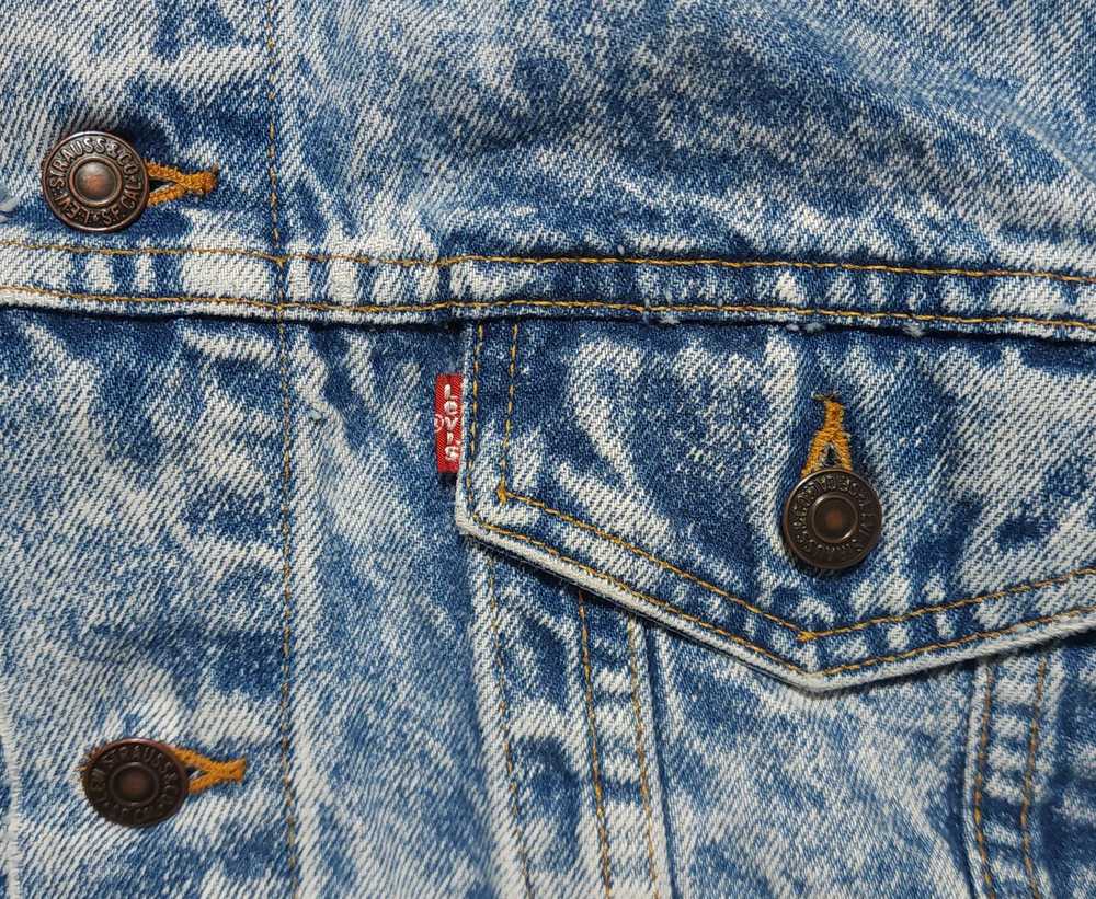 Denim Jacket × Levi's × Vintage 1980s Levi's Acid… - image 5