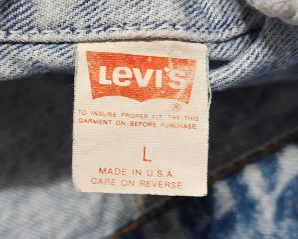 Denim Jacket × Levi's × Vintage 1980s Levi's Acid… - image 6