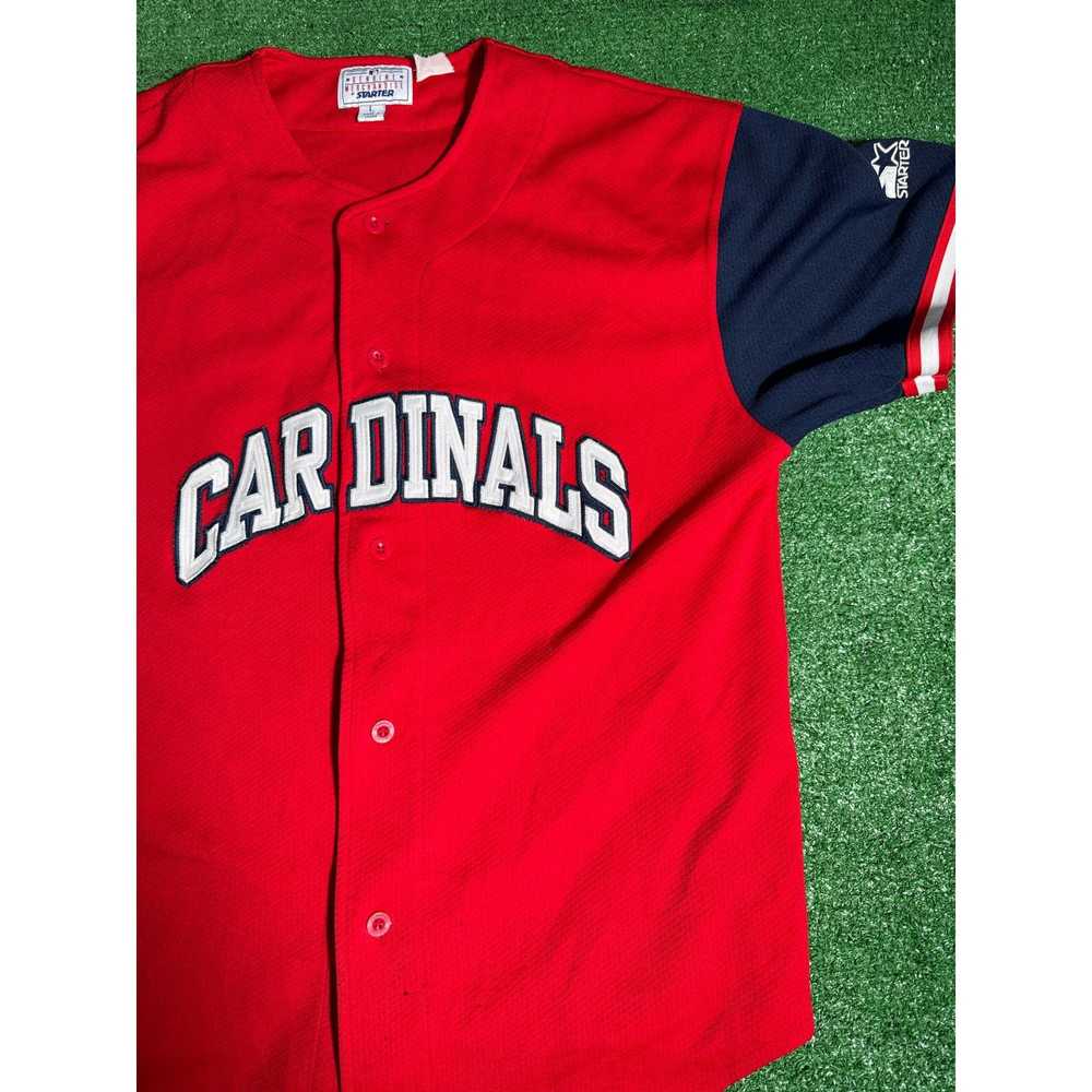 Starter St Louis Cardinals Vtg Starter Jersey Red… - image 3