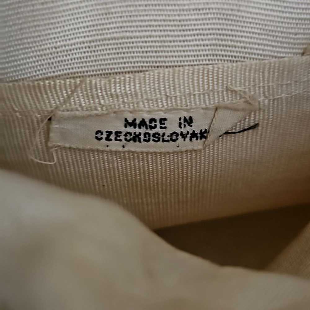 Czeckoslovakia Hand Beaded W/ Sequin Patterned Sm… - image 3
