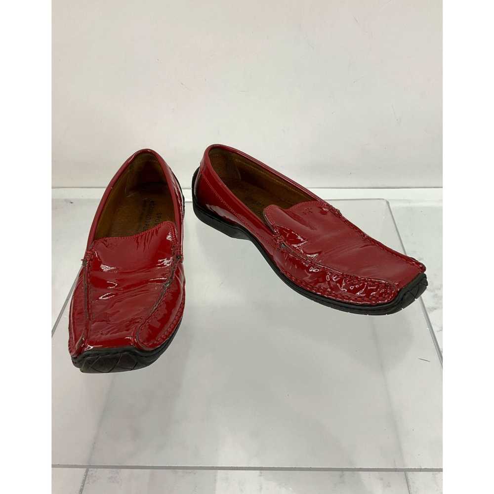 Vintage Donald J Pliner Sport Red Patent Leather … - image 1