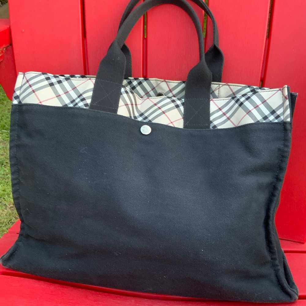 Burberry canvas tote bag - image 2