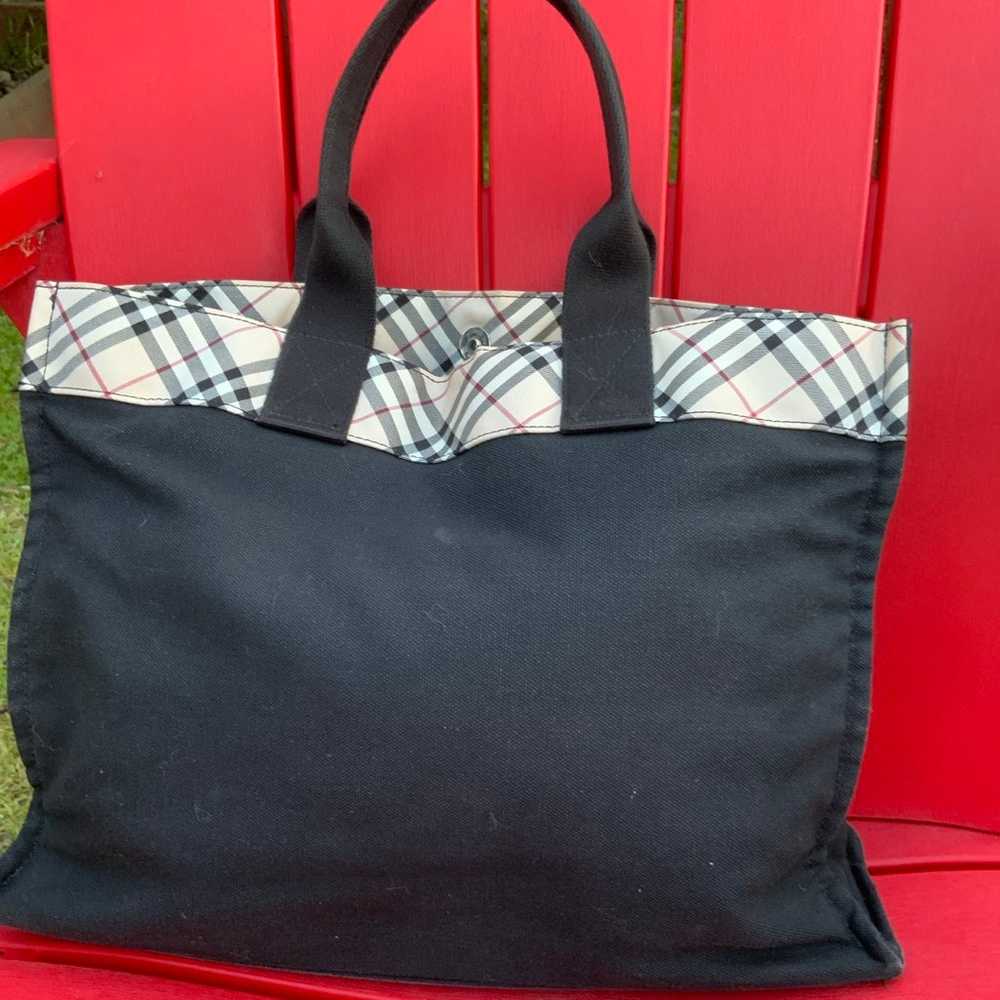 Burberry canvas tote bag - image 3