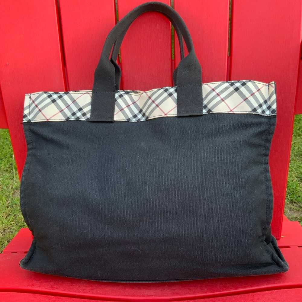 Burberry canvas tote bag - image 4