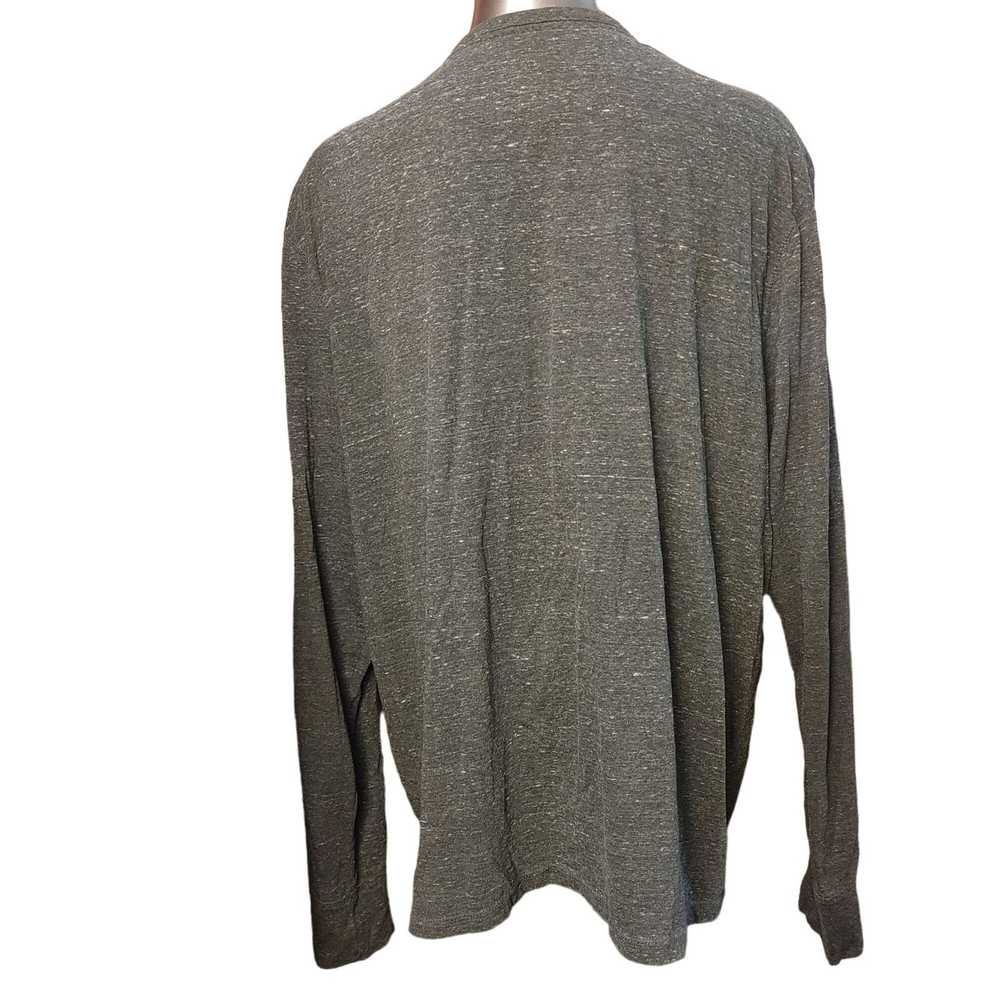 Merona Merona Women's 1/4 Button Gray Long Sleeve… - image 2