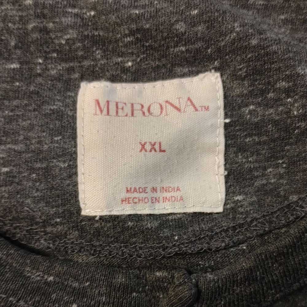 Merona Merona Women's 1/4 Button Gray Long Sleeve… - image 3