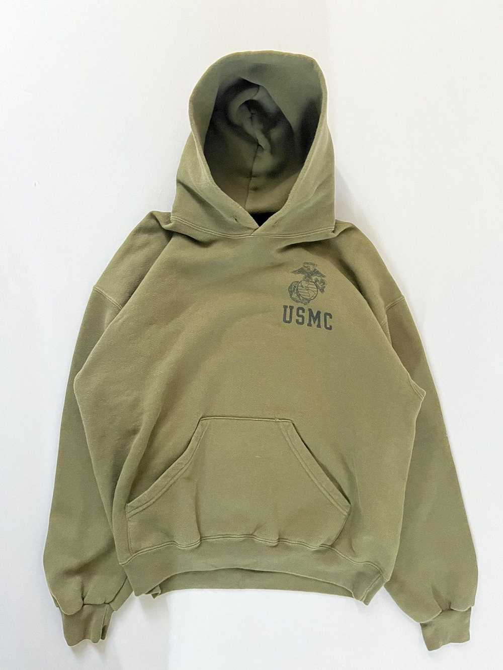 Made In Usa × Vintage 1990’s Green Hoodie - image 1