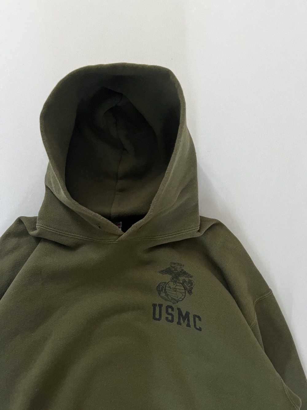 Made In Usa × Vintage 1990’s Green Hoodie - image 3