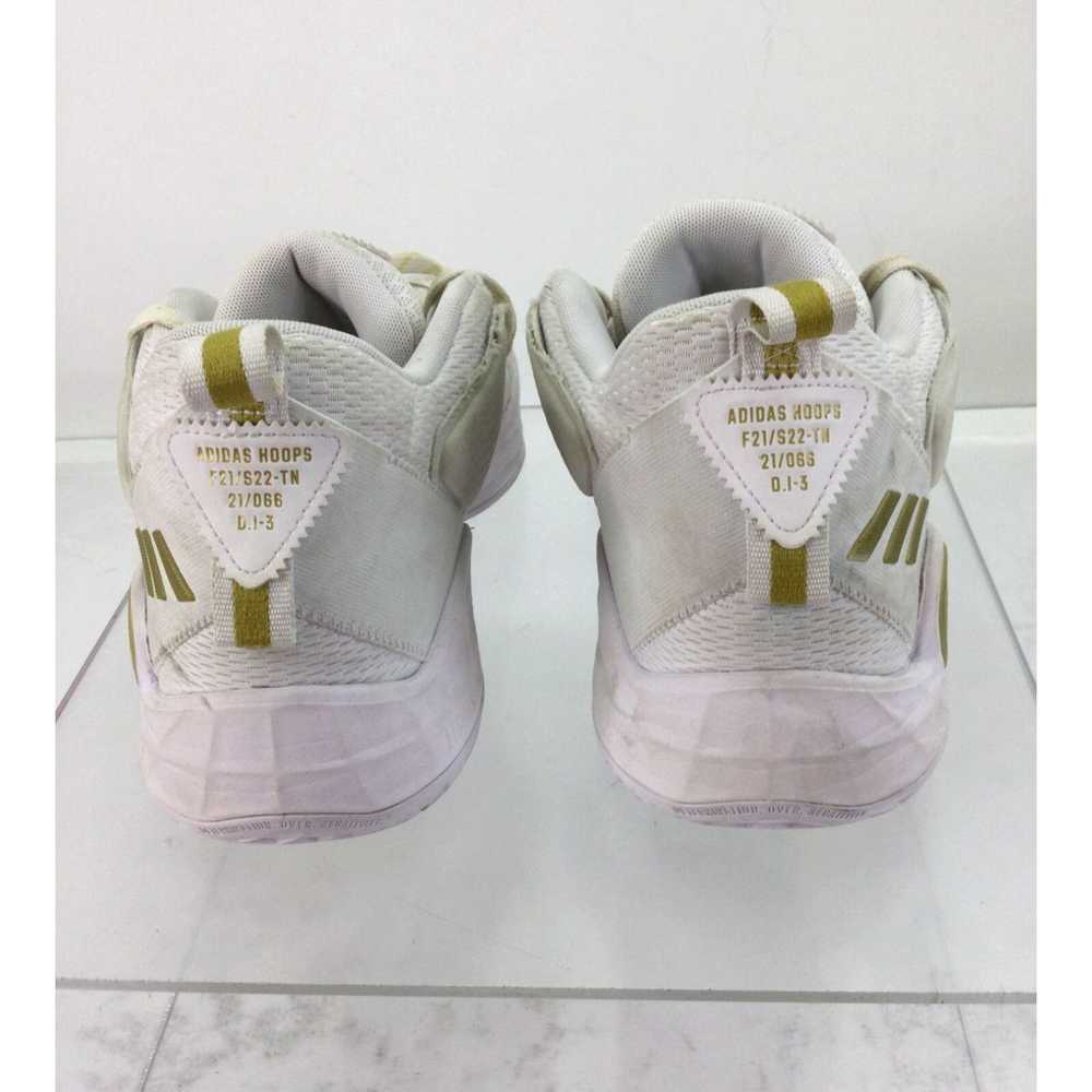 Adidas adidas D.O.N. Issue #3 White & Gold Lace-U… - image 3