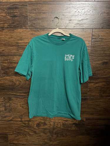 Keith Haring Keith Haring Green Double Sided T-Shi
