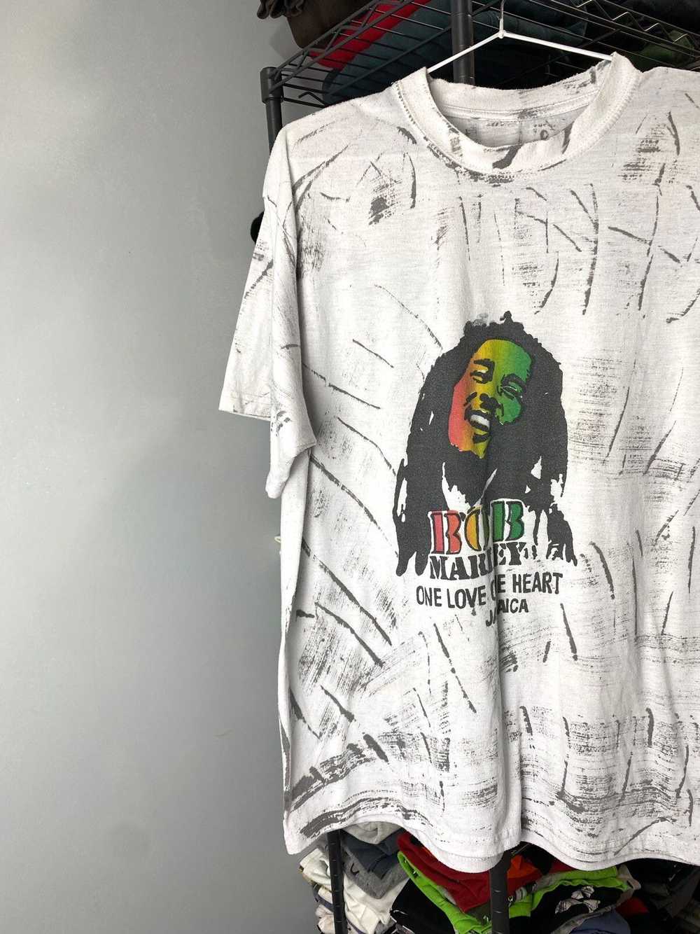 Bob Marley × Rap Tees × Vintage Rare! 90’s Vintag… - image 2
