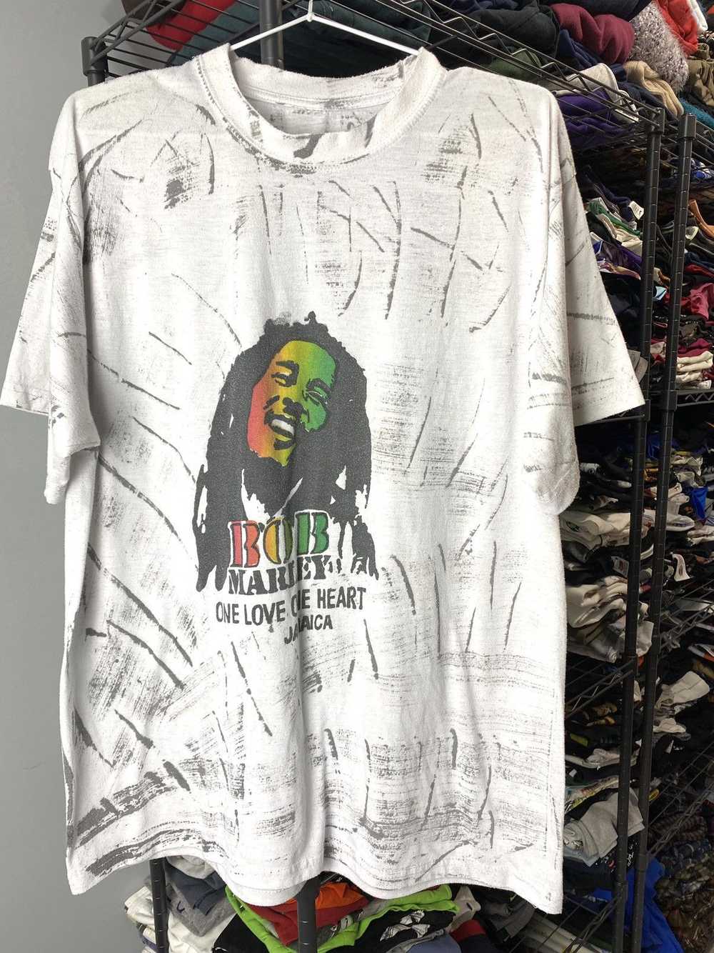Bob Marley × Rap Tees × Vintage Rare! 90’s Vintag… - image 3