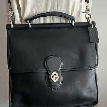 JUST IN- COACH Willis Black and Silver turn key c… - image 1