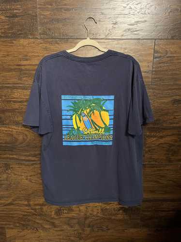 Hanes Huntington Beach City Seal Logo Vintage Surf
