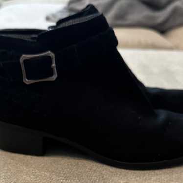 Brand new Black Suede zipper ankle boots - image 1