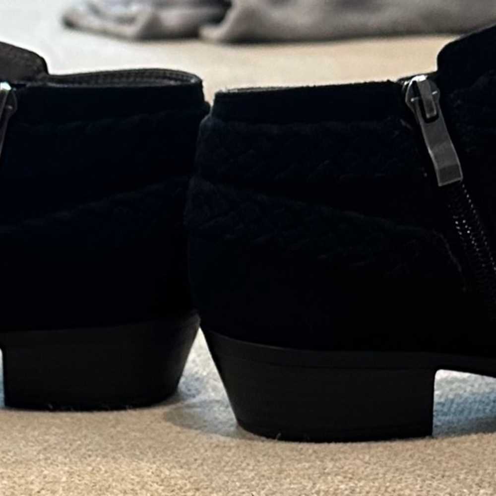 Brand new Black Suede zipper ankle boots - image 3
