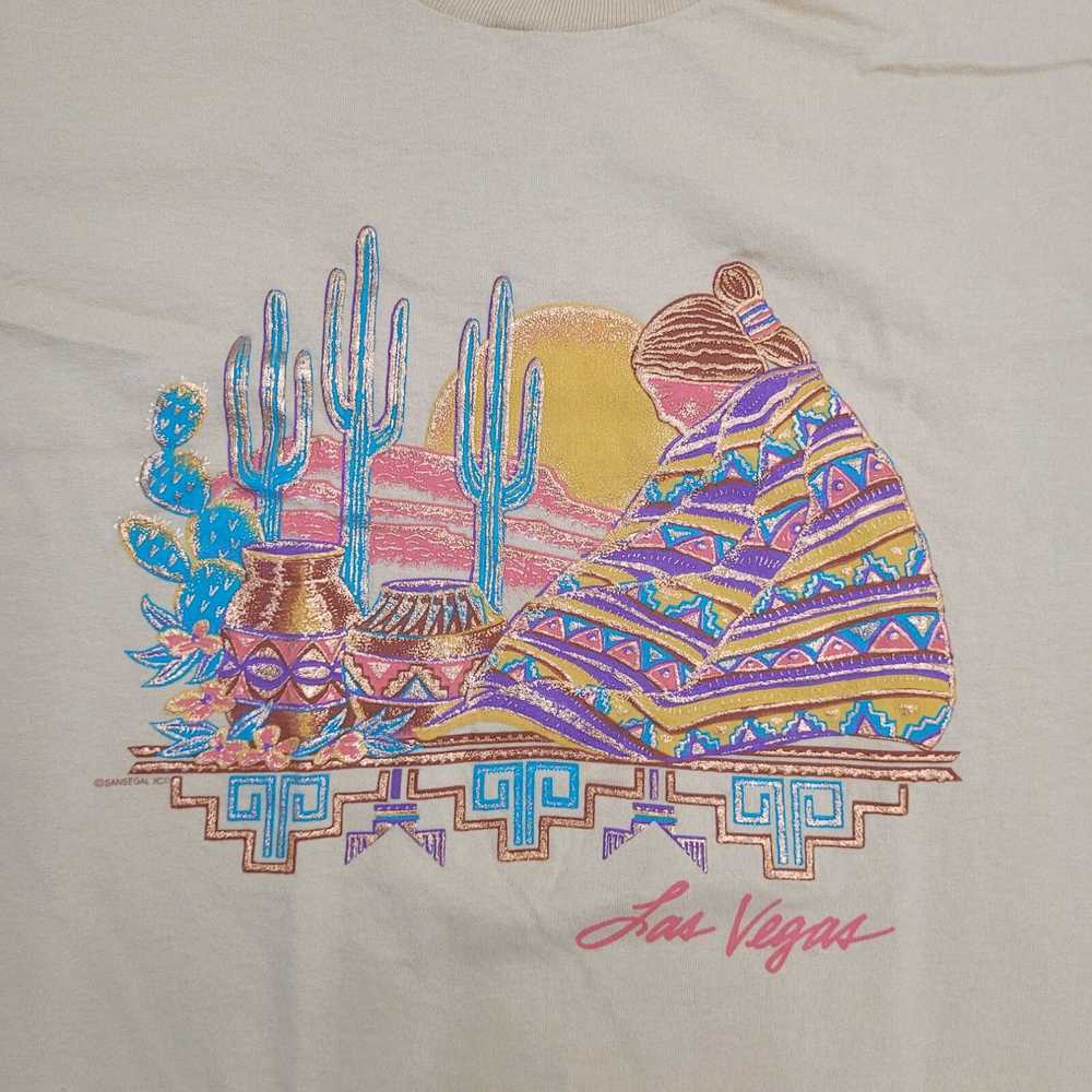 Asics Vintage 1993 Sansegal Las-Vegas Desert Shir… - image 3