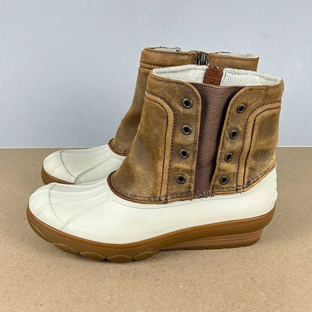 Sperry Saltwater Spray Wedge Duck Boots Womens 7.… - image 11
